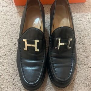 Hermès Constance Leather Heel Pumps